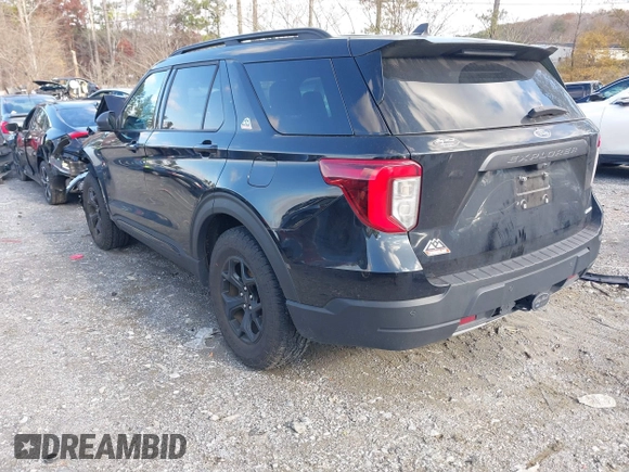 2023 Ford Explorer Timberline with VIN 1FMSK8JH7PGA72431, listed as a IAAI auction lot 41068377 with 29,527 mi miles. Bid and sale history available at carsss.com. Image 3.