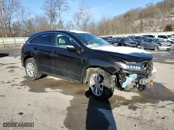 2016 Acura RDX Tech Pkg with VIN 5J8TB4H58GL013314, listed as a Copart auction lot 45798675 with 92,137 mi miles and Salvage Title. Bid and sale history available at carsss.com. Image 11.