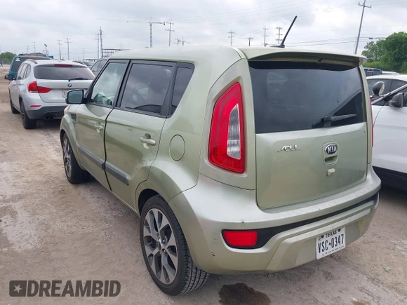 2013 Kia Soul + with VIN KNDJT2A66D7610055, listed as a IAAI auction lot 42142703 with 133,274 mi miles and . Bid and sale history available at DreamBid. Image 3.