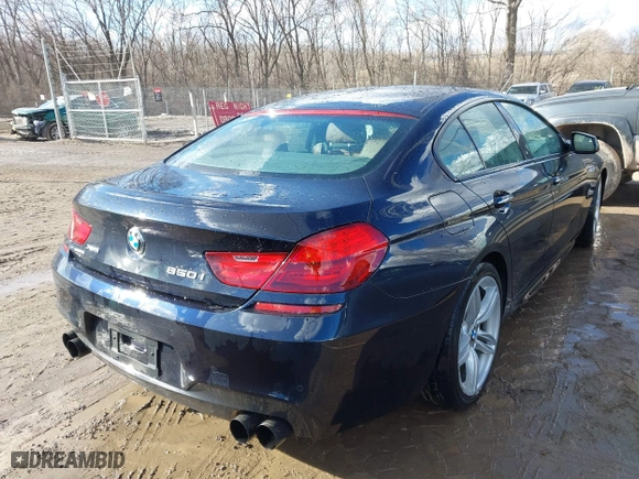 2014 BMW 6 Series 650i xDrive with VIN WBA6B4C53ED371315, listed as a IAAI auction lot 41614431 with 93,189 mi miles. Bid and sale history available at carsss.com. Image 4.