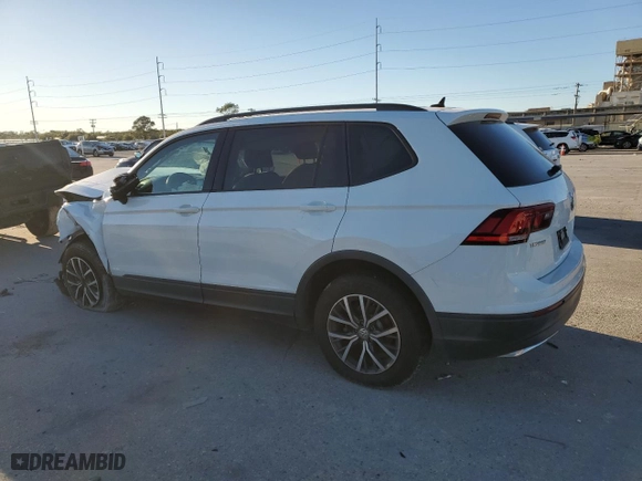 2021 Volkswagen Tiguan S with VIN 3VV1B7AX5MM063179, listed as a Copart auction lot 81851344 with 72,388 mi miles and Salvage Title. Bid and sale history available at carsss.com. Image 2.