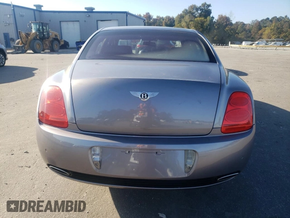2007 Bentley Flying Spur with VIN SCBBR93W47C040550, listed as a Copart auction lot 77218514 with 39,492 mi miles and Salvage Title. Bid and sale history available at DreamBid. Image 6.