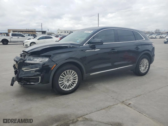 2020 Lincoln Nautilus Standard with VIN 2LMPJ6J94LBL19822, listed as a Copart auction lot 86435294 with 50,155 mi miles and Salvage Title. Bid and sale history available at carsss.com. Image 1.