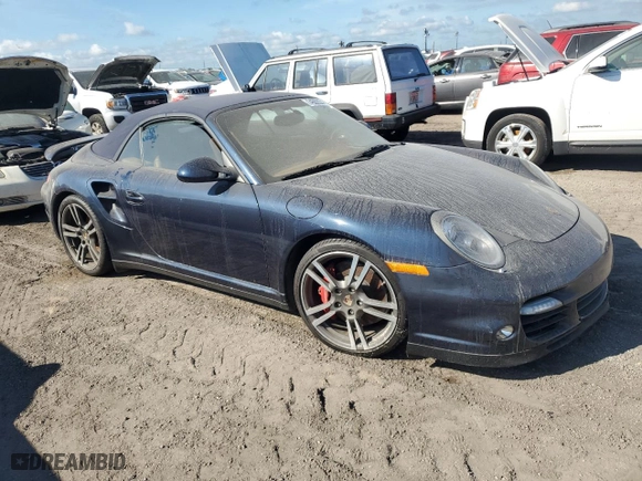 2010 Porsche 911 Turbo S with VIN WP0CD2A98AS773203, listed as a Copart auction lot 74502234 with 0 mi miles and Non Repairable. Bid and sale history available at carsss.com. Image 4.
