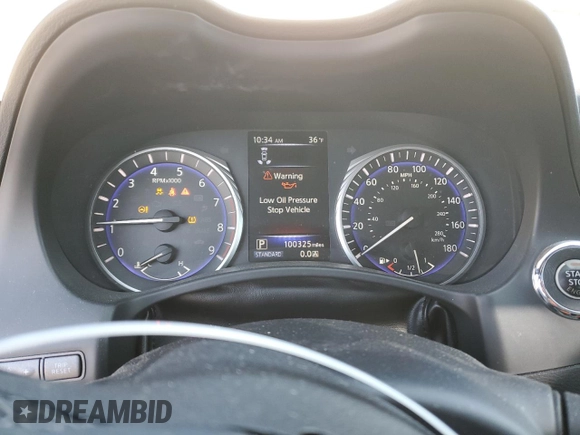 2018 Infiniti Q60 Sport с VIN JN1EV7EL5JM390030, выставлен на аукционе Copart как лот 82699764 с пробегом 100 325 миль миль и Списание • Salvage title. История ставок и продаж доступна на DreamBid. Изображение 9.