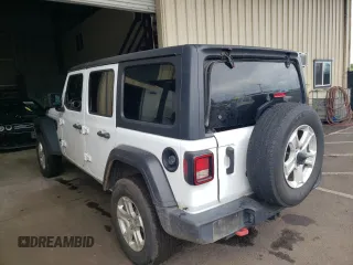 2023 Jeep Wrangler Sport S with VIN 1C4HJXDN5PW542913, listed as a Copart auction lot 48263205 with 44,544 mi miles and Clean Title. Bid and sale history available at DreamBid. Image 2.