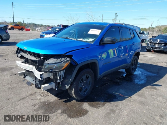 2018 Jeep Compass Sport с VIN 3C4NJDAB1JT409879, выставлен на аукционе IAAI как лот 41505845 с пробегом 84 486 миль миль и . История ставок и продаж доступна на DreamBid. Изображение 18.