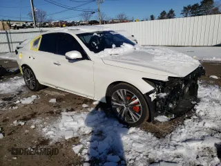 2021 Infiniti Q50 Signature Edition z VIN JN1EV7CR7MM751141, wystawiony jako Copart lot #44447575 z przebiegiem 44 359 mil mil oraz Szkoda całkowita • Salvage title. Historia ofert i sprzedaży dostępna na DreamBid. Obrazek 4.