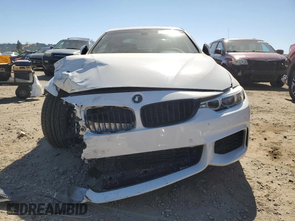 2015 BMW 4 Series 435i with VIN WBA3R1C58FK193525, listed as a Copart auction lot 57428725 with 85,881 mi miles and Clean title. Bid and sale history available at DreamBid. Image 5.