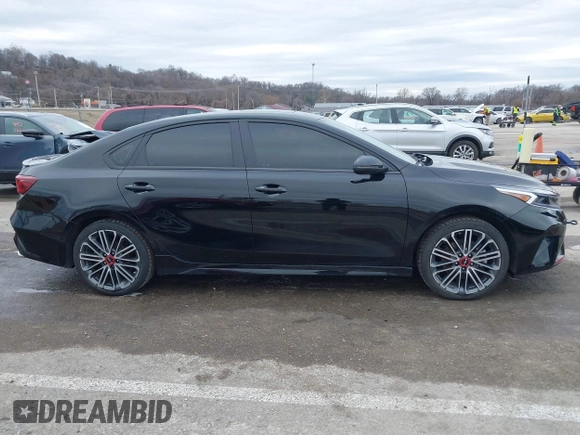 2023 Kia Forte GT with VIN 3KPF44AC1PE677400, listed as a IAAI auction lot 41487334 with 15,423 mi miles and . Bid and sale history available at carsss.com. Image 13.