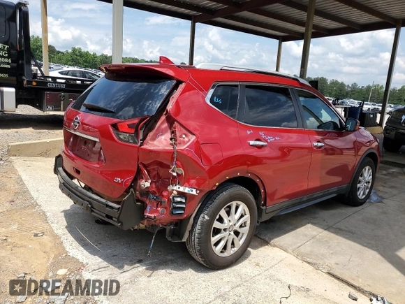 2017 Nissan Rogue SV z VIN 5N1AT2MN0HC834739, wystawiony jako Copart lot #57524185 z przebiegiem 164 175 mil mil oraz Szkoda całkowita • Salvage title. Historia ofert i sprzedaży dostępna na DreamBid. Obrazek 3.