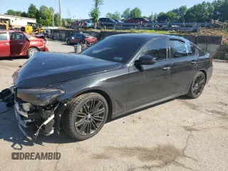 2017 BMW 5 Series 540i xDrive with VIN WBAJE7C32HG890361, listed as a Copart auction lot 62092985 with Not provided miles and Salvage title. Bid and sale history available at DreamBid. Image 1.