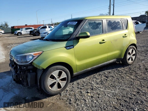 2016 Kia Soul with VIN KNDJN2A26G7838729, listed as a Copart auction lot 48550675 with 81,947 mi miles and Salvage Title. Bid and sale history available at carsss.com. Image 1.