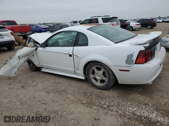 2002 Ford Mustang Standard with VIN 1FAFP40492F107487, listed as a Copart auction lot 45227295 with 0 mi miles and Salvage Title. Bid and sale history available at carsss.com. Image 2.