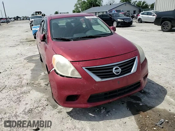 2013 Nissan Versa SV with VIN 3N1CN7AP7DL873081, listed as a Copart auction lot 57222385 with 151,978 mi miles and Salvage title. Bid and sale history available at DreamBid. Image 13.