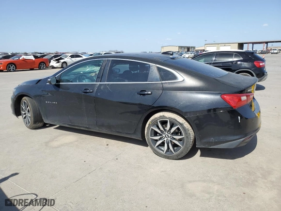 2018 Chevrolet Malibu LT with VIN 1G1ZD5ST0JF109145, listed as a Copart auction lot 50074445 with 92,257 mi miles and Salvage Title. Bid and sale history available at carsss.com. Image 2.