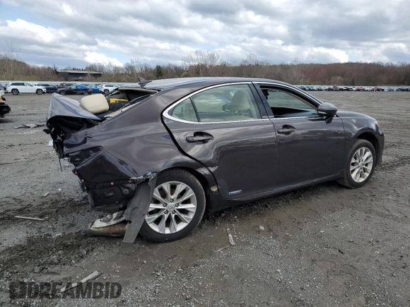 2013 Lexus ES 300h with VIN JTHBW1GG9D2009627, listed as a Copart auction lot 51803395 with Not Provided miles and Clean Title. Bid and sale history available at DreamBid. Image 3.