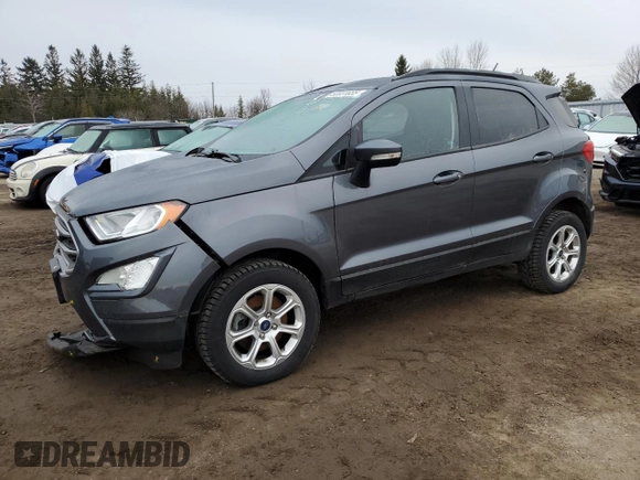 2020 Ford EcoSport SE z VIN MAJ6S3GL0LC314584, wystawiony jako Copart lot #52031655 z przebiegiem 77 125 mil mil oraz Szkoda całkowita • Salvage title. Historia ofert i sprzedaży dostępna na DreamBid. Obrazek 1.