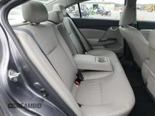 2015 Honda Civic EX-L with VIN 2HGFB2F99FH525523, listed as a Copart auction lot 53046005 with 23,618 mi miles and Salvage Title. Bid and sale history available at DreamBid. Image 11.