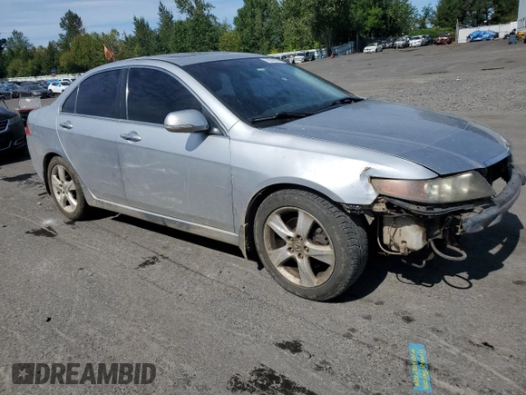 2005 Acura TSX with VIN JH4CL96885C022001, listed as a Copart auction lot 49680145 with 206,166 mi miles and Salvage Title. Bid and sale history available at carsss.com. Image 4.
