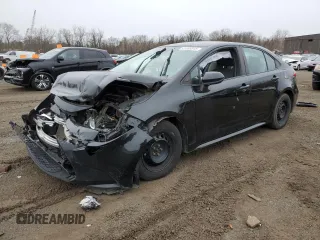 2020 Toyota Corolla L with VIN 5YFDPRAE5LP010710, listed as a Copart auction lot 41365915 with 107,601 mi miles and Salvage Title. Bid and sale history available at carsss.com. Image 1.