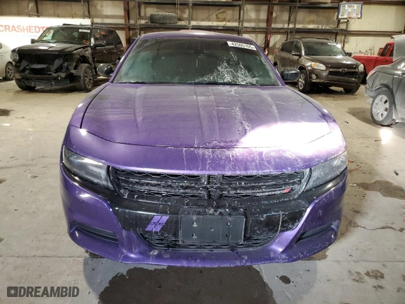 2018 Dodge Charger R/T with VIN 2C3CDXCT7JH290450, listed as a Copart auction lot 42595105 with 0 mi miles and Salvage Title. Bid and sale history available at carsss.com. Image 5.