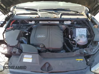 2023 Audi Q5 S line Premium with VIN WA1GAAFY9P2155489, listed as a Copart auction lot 58023625 with 18,513 mi miles and Salvage title. Bid and sale history available at DreamBid. Image 12.