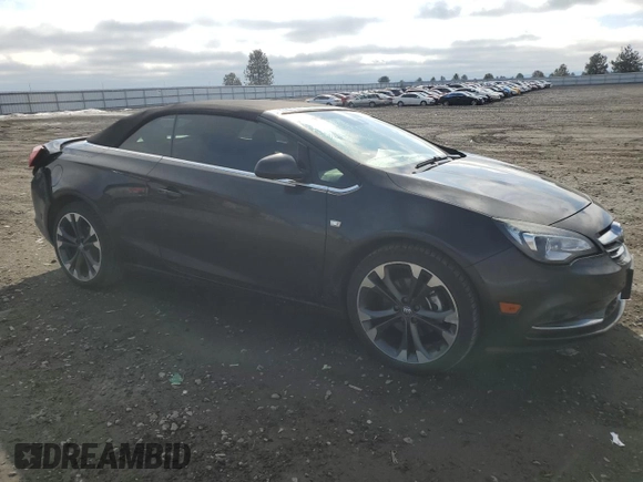 2016 Buick Cascada Premium with VIN W04WT3N52GG137847, listed as a Copart auction lot 46861855 with 39,378 mi miles and Salvage Title. Bid and sale history available at DreamBid. Image 4.