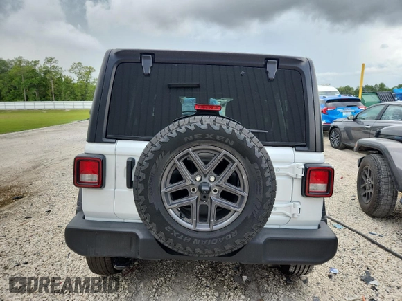 2024 Jeep Wrangler Sport S z VIN 1C4PJXDN1RW273839, wystawiony jako Copart lot #63295995 z przebiegiem Nie podano mil oraz Nie do naprawy • Non repairable. Historia ofert i sprzedaży dostępna na DreamBid. Obrazek 6.