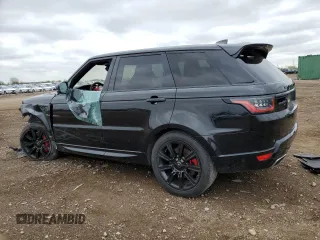 2020 Land Rover Range Rover Sport HST with VIN SALWS2RU6LA720061, listed as a Copart auction lot 55636705 with 42,485 mi miles and Salvage title. Bid and sale history available at DreamBid. Image 2.