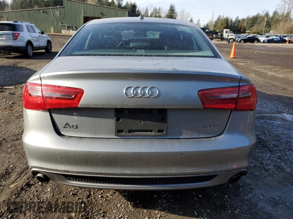 2013 Audi A6 3.0T Prestige with VIN WAUHGAFC9DN008402, listed as a Copart auction lot 88775485 with 54,220 mi miles and Salvage Title. Bid and sale history available at carsss.com. Image 6.