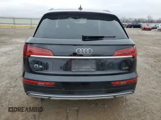 2023 Audi Q5 Premium with VIN WA1ABAFY7P2142288, listed as a Copart auction lot 43472395 with 23,227 mi miles and Salvage title. Bid and sale history available at DreamBid. Image 6.