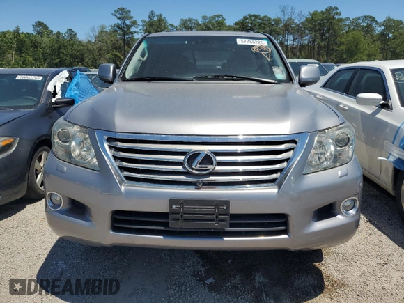 2011 Lexus LX 570 with VIN JTJHY7AX6B4061104, listed as a Copart auction lot 57788225 with 184,040 mi miles and Clean title. Bid and sale history available at DreamBid. Image 5.