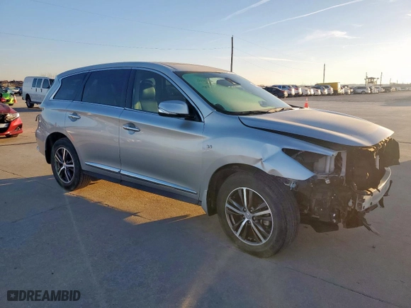 2019 Infiniti QX60 PURE with VIN 5N1DL0MN1KC556586, listed as a Copart auction lot 44988625 with NaN miles and Salvage Title. Bid and sale history available at carsss.com. Image 4.
