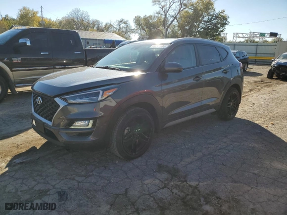 2020 Hyundai Tucson Sport with VIN KM8J33AL2LU171721, listed as a Copart auction lot 78842534 with 41,189 mi miles and Salvage Title. Bid and sale history available at carsss.com. Image 1.
