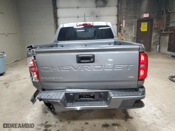 2021 Chevrolet Colorado 4WD Work Truck with VIN 1GCGTBEN3M1142669, listed as a Copart auction lot 85634904 with 58,905 mi miles and Salvage Title. Bid and sale history available at carsss.com. Image 6.