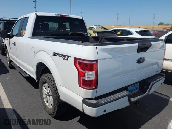 2019 Ford F-150 XL with VIN 1FTEX1EP3KKD58942, listed as a IAAI auction lot 42293276 with 109,234 mi miles and . Bid and sale history available at DreamBid. Image 1.