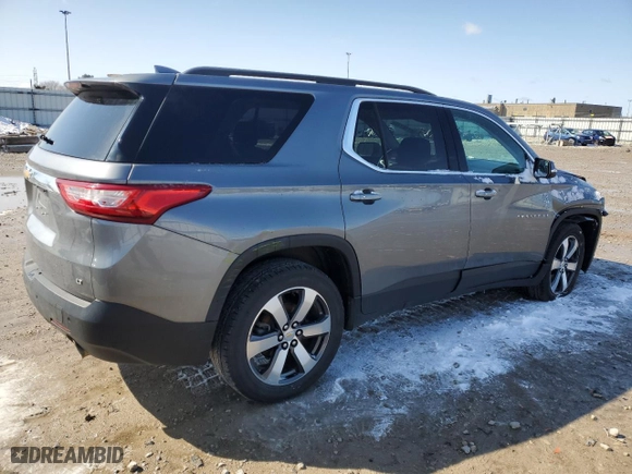 2021 Chevrolet Traverse LT Leather with VIN 1GNEVHKW1MJ175582, listed as a Copart auction lot 50716715 with 56,532 mi miles and Salvage Title. Bid and sale history available at carsss.com. Image 3.