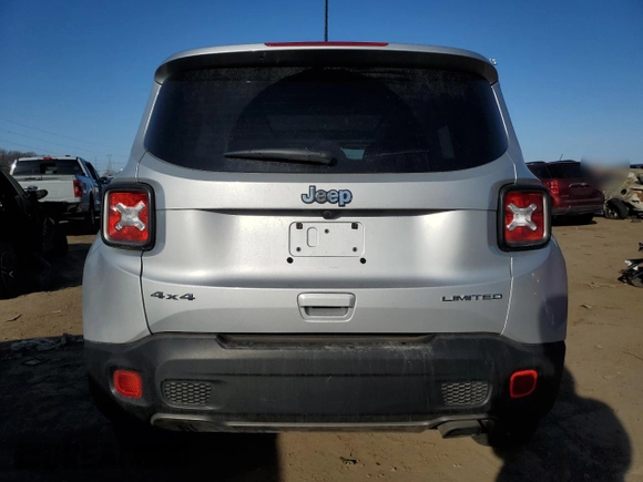 2021 Jeep Renegade Limited with VIN ZACNJDD14MPN35567, listed as a Copart auction lot 53393075 with 23,708 mi miles and Non repairable. Bid and sale history available at DreamBid. Image 6.
