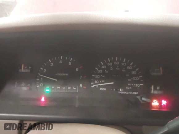 1995 Toyota T100 DX with VIN JT4VD12E0S0013715, listed as a IAAI auction lot 42140145 with 276,371 mi miles. Bid and sale history available at carsss.com. Image 7.