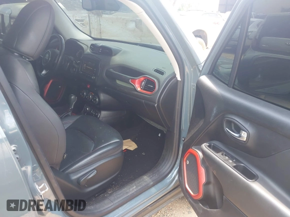 2016 Jeep Renegade Trailhawk with VIN ZACCJBCT1GPE10015, listed as a IAAI auction lot 42572522 with 131,631 mi miles and . Bid and sale history available at DreamBid. Image 5.
