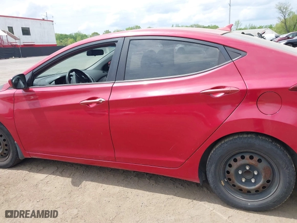 2016 Hyundai Elantra Value Edition with VIN KMHDH4AE5GU517580, listed as a IAAI auction lot 42123514 with 249,927 mi miles. Bid and sale history available at carsss.com. Image 13.