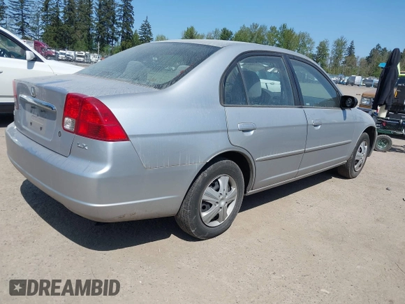 2003 Honda Civic LX with VIN JHMES16523S001747, listed as a IAAI auction lot 42126533 with 145,881 mi miles. Bid and sale history available at carsss.com. Image 4.