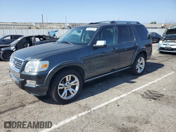 2010 Ford Explorer Limited with VIN 1FMEU8F88AUA05362, listed as a Copart auction lot 58639195 with 116,596 mi miles and Clean title. Bid and sale history available at DreamBid. Image 1.