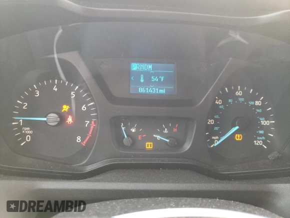 2016 Ford Transit XL with VIN 1FBZX2ZM1GKA92176, listed as a Copart auction lot 48243095 with 61,431 mi miles and Salvage title. Bid and sale history available at DreamBid. Image 9.