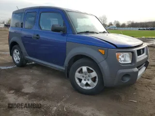 2005 Honda Element EX with VIN 5J6YH18625L012631, listed as a Copart auction lot 52733335 with 62,373 mi miles and Salvage Title. Bid and sale history available at DreamBid. Image 4.