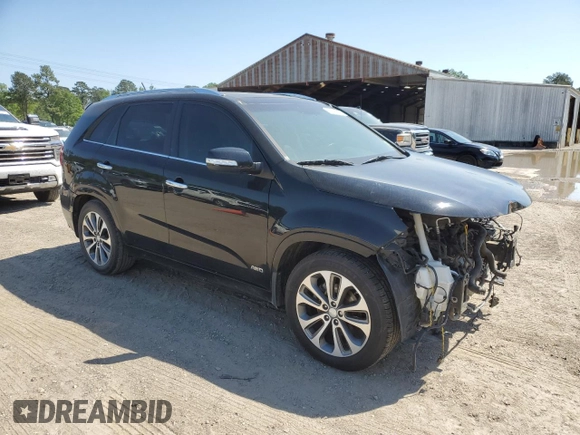 2014 Kia Sorento SX with VIN 5XYKWDA73EG540731, listed as a Copart auction lot 52941455 with 155,587 mi miles and Salvage title. Bid and sale history available at DreamBid. Image 4.