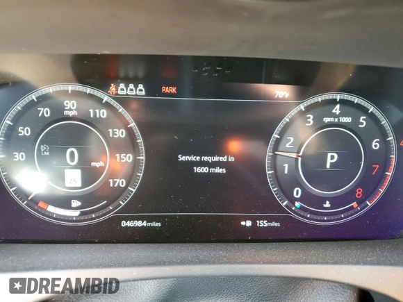 2019 Jaguar F-Pace S with VIN SADCM2FV6KA355093, listed as a Copart auction lot 81823914 with 46,984 mi miles and Salvage Title. Bid and sale history available at DreamBid. Image 9.