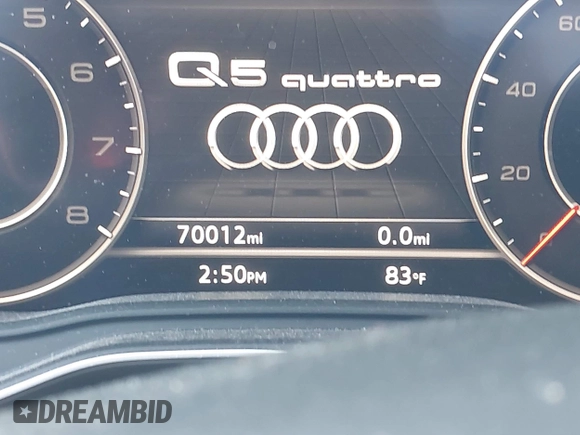 2018 Audi Q5 Premium Plus with VIN WA1BNAFY1J2220714, listed as a IAAI auction lot 41209386 with 70,012 mi miles and . Bid and sale history available at DreamBid. Image 14.