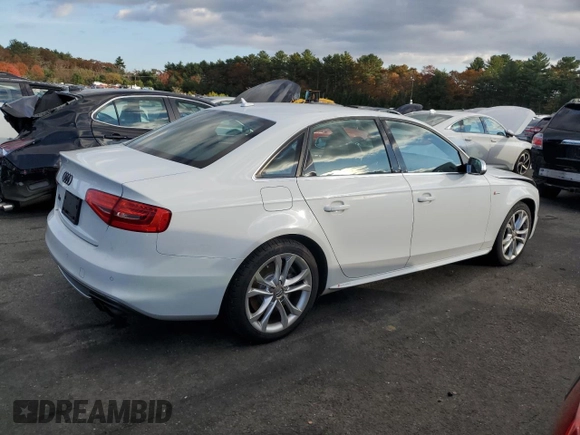 2014 Audi S4 Premium Plus with VIN WAUBGAFL9EA058571, listed as a Copart auction lot 76470764 with 154,090 mi miles and Salvage Title. Bid and sale history available at DreamBid. Image 3.